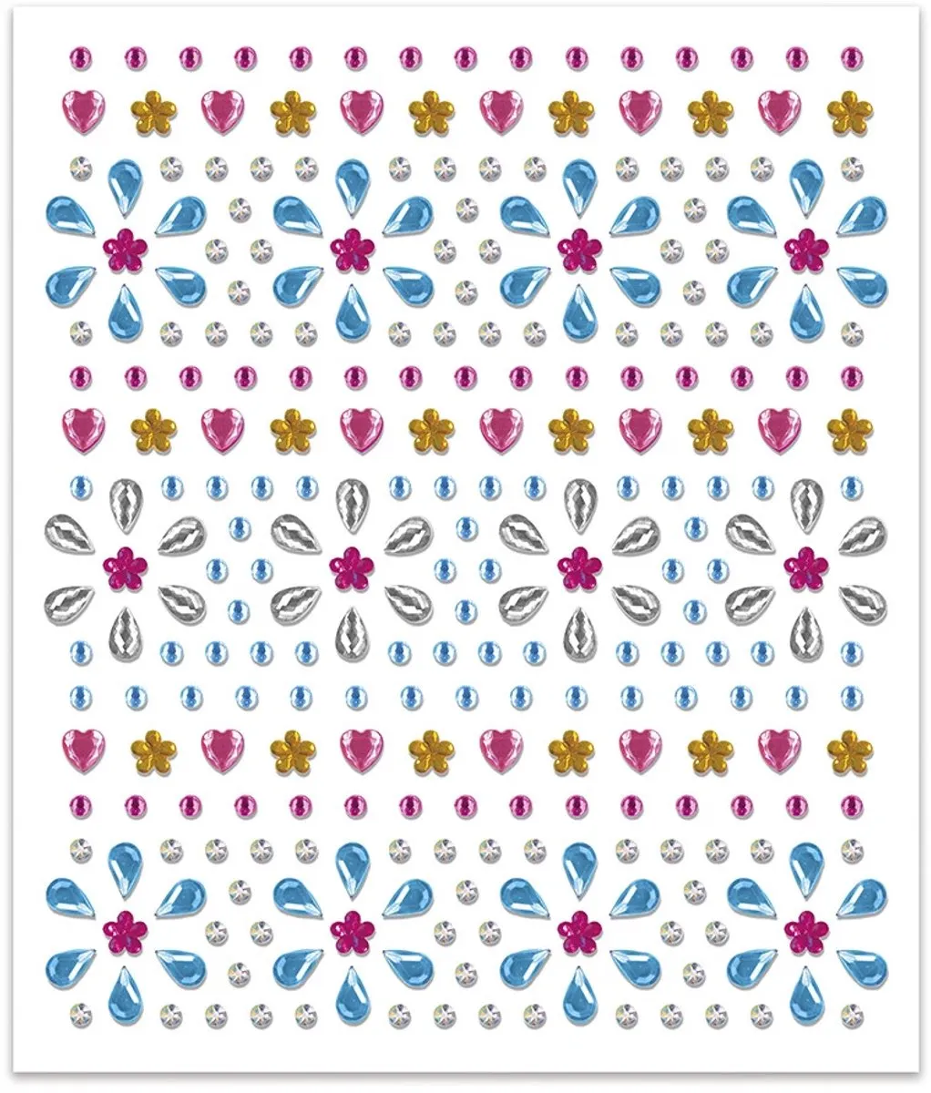 Janod Magic Fairies Creatief Pakket - Strassversiering - 3 Afbeeldingen - Multicolor
