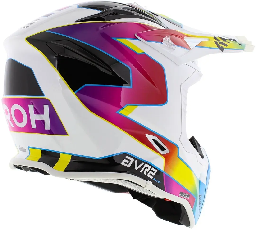 Airoh Aviator Ace 2 Sunrise Motocrosshelm S - Meerkleurig/Wit