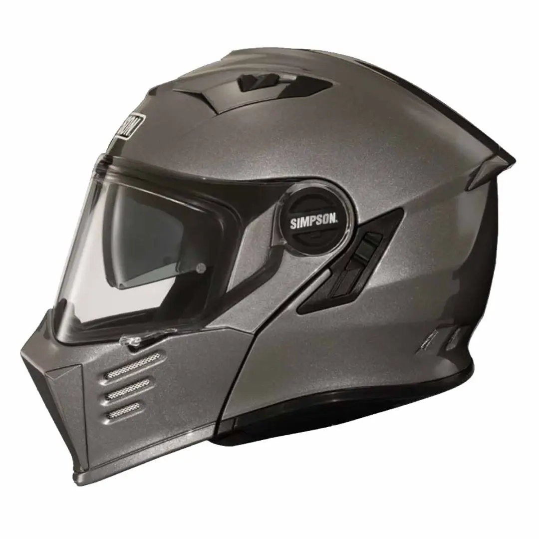 Simpson Darksome Gunmetal ECE22.06 Systeemhelm