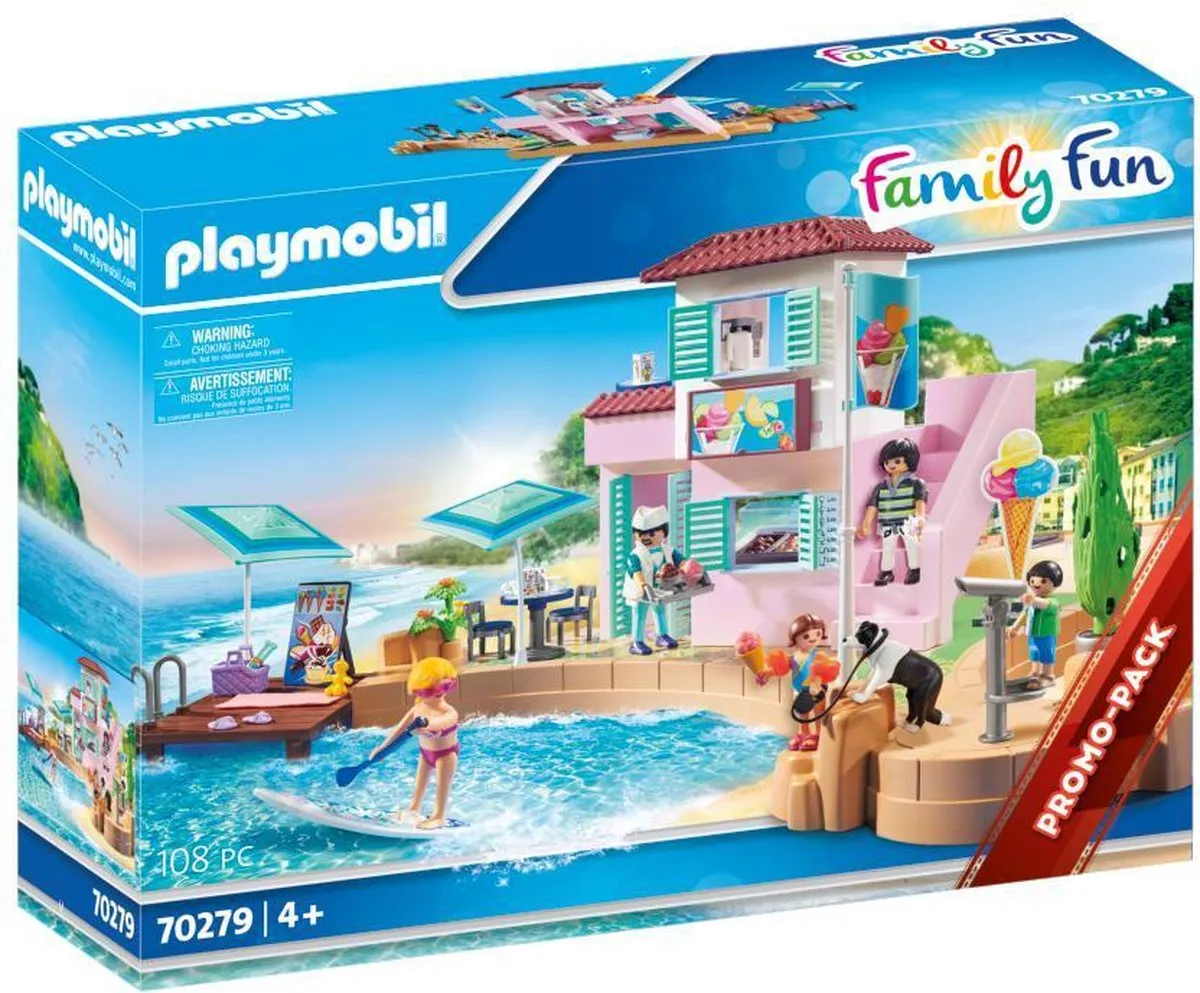 Playmobil Family Fun IJssalon aan de haven 70279