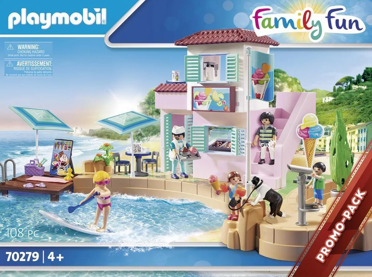 Playmobil Family Fun IJssalon aan de haven 70279 - Multicolor - afbeelding 6 van 6