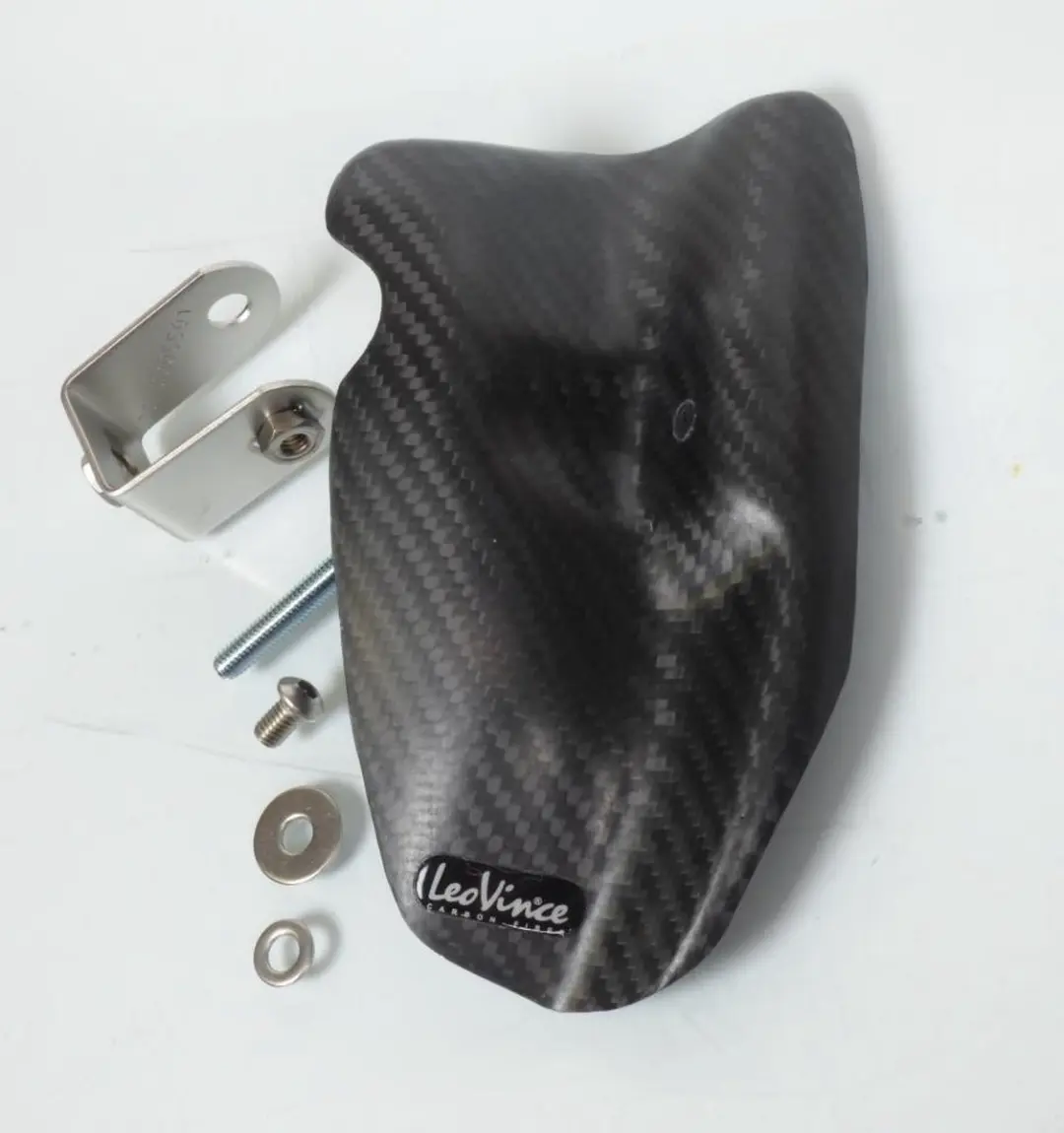 Protection moteur droite carbone Leovince pour moto Honda 250 CRE-F 2004 à 2009