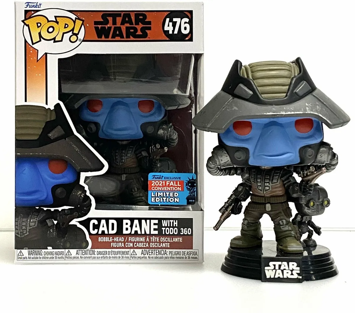 Funko Pop Star Wars Cad Bane met Todo 360