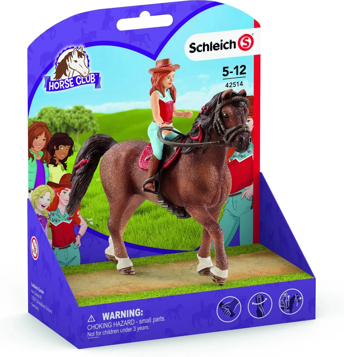 Schleich Hannah & Cayenne Paarden 42514