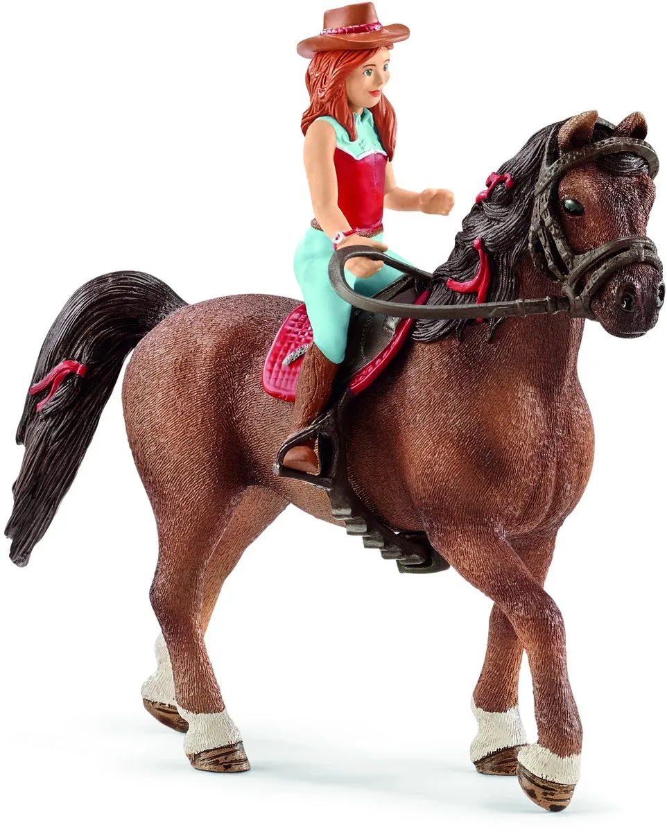 Schleich Hannah & Cayenne Paarden 42514