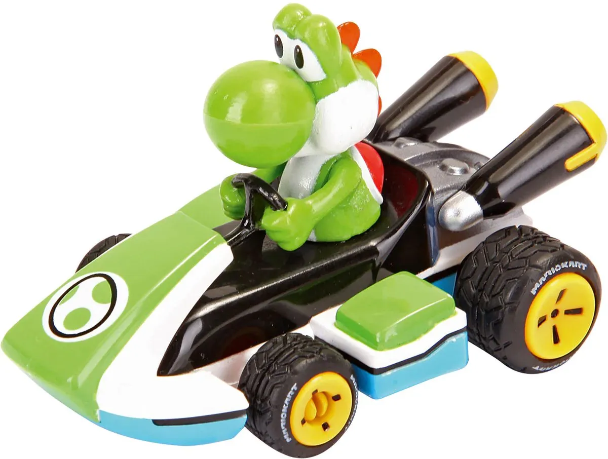 Carrera Mario Kart Yoshi Pull Back Auto 1:43