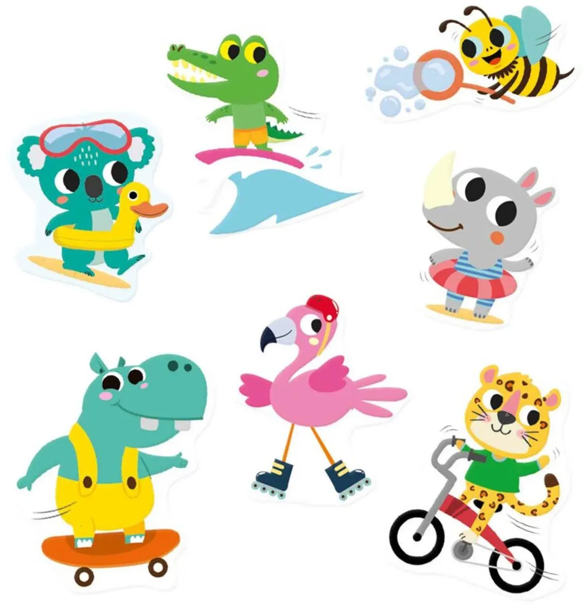 SES Creative Raamstickers Dieren - 38 Stuks