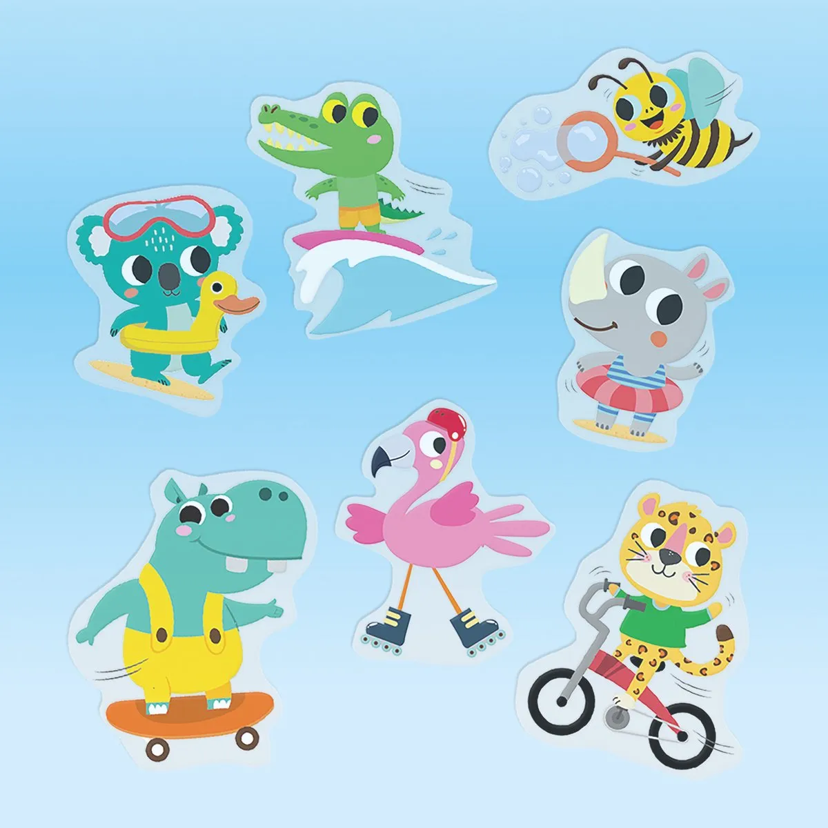 SES Creative Raamstickers Dieren - 38 Stuks