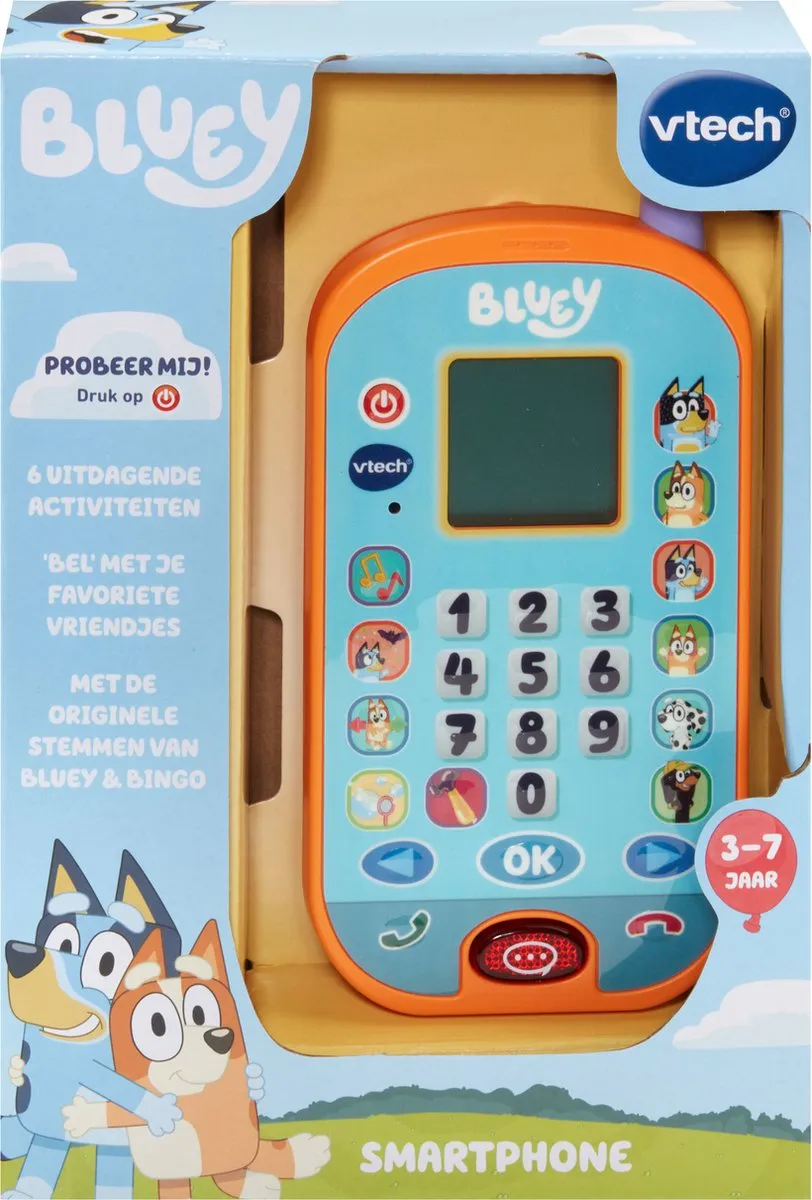 VTech Bluey Smartphone Educatief Speelgoed - Multicolor