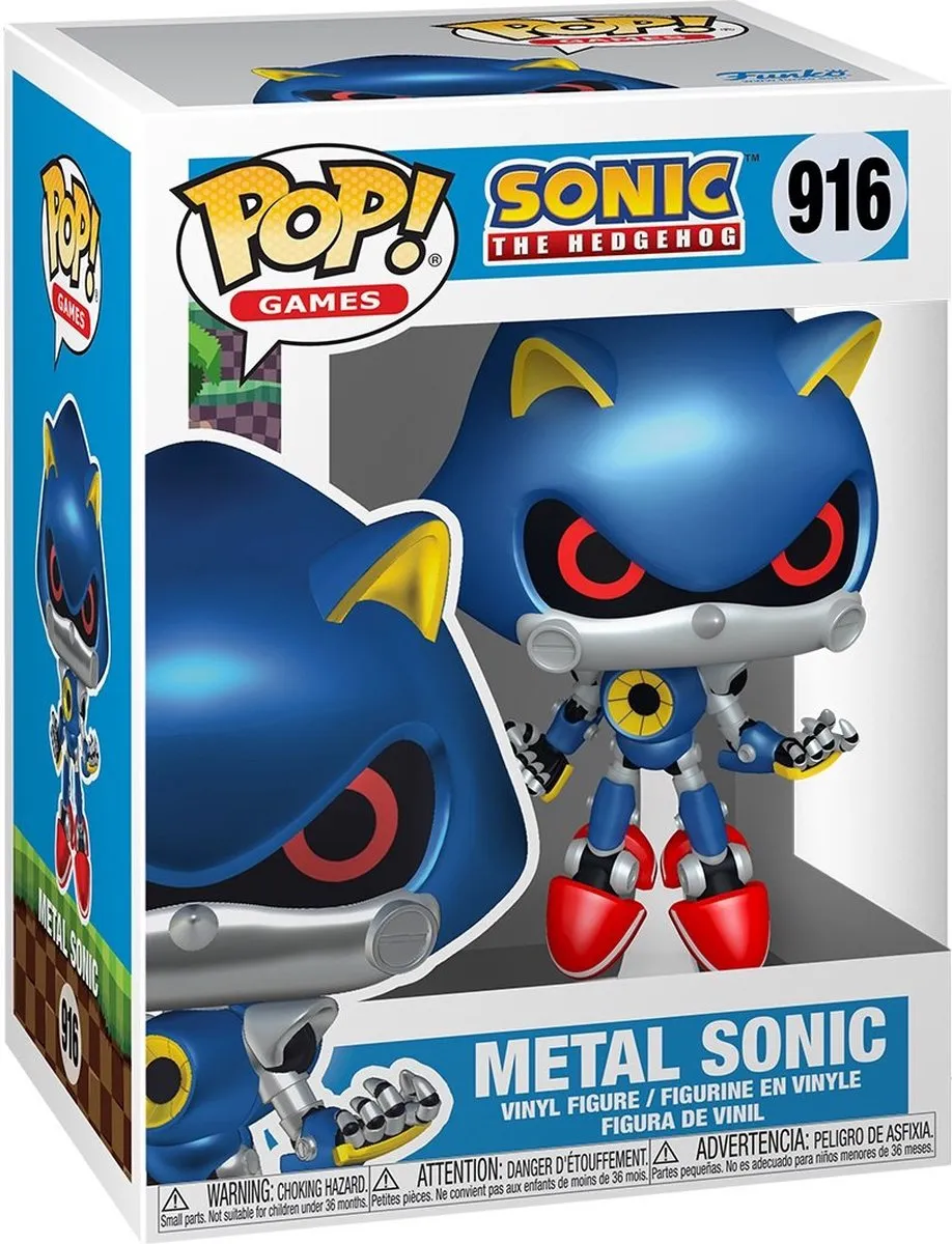 Funko Pop Games Sonic Metal Sonic 70583 - 9,5 cm - Multicolor - afbeelding 2 van 4