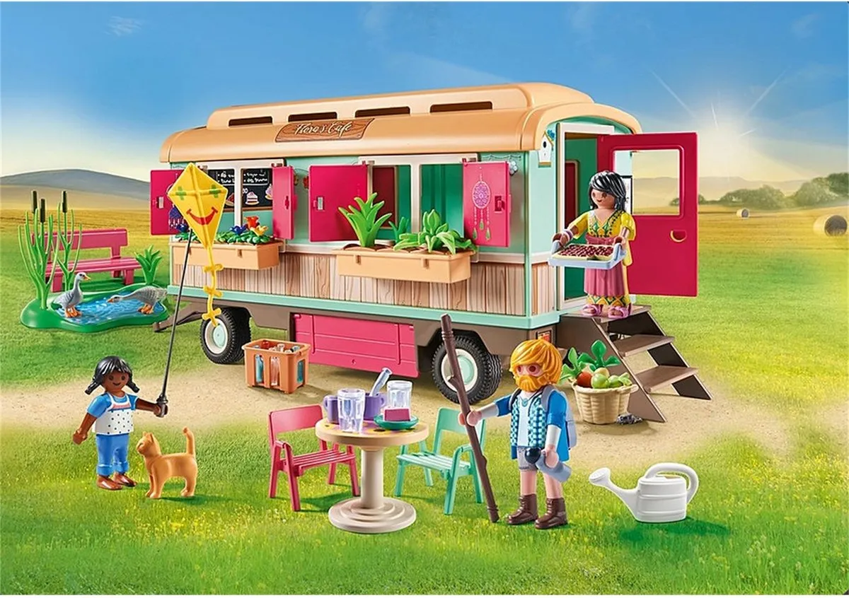 Playmobil Country Gezellig Woonwagencafé 71441 - Meerkleurig
