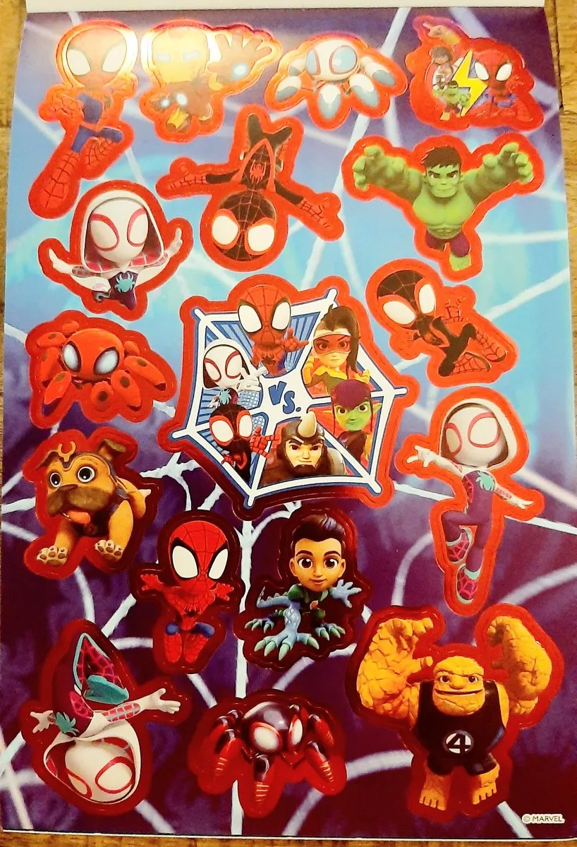 Disney Junior Stickerblok Spidey and Amazing Friends - 6 Vellen
