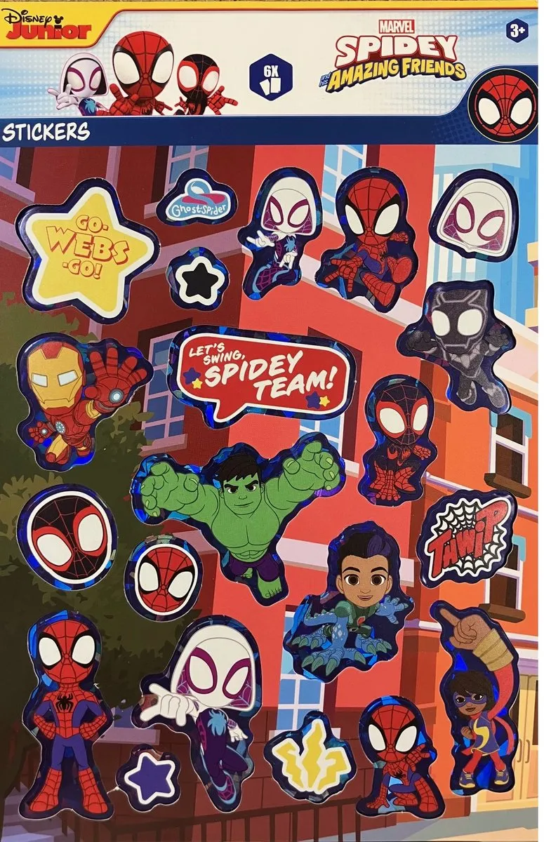 Disney Junior Stickerblok Spidey and Amazing Friends