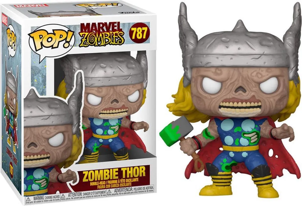 Funko Pop! Marvel Zombies Zombie Thor - Multi - afbeelding 3 van 3