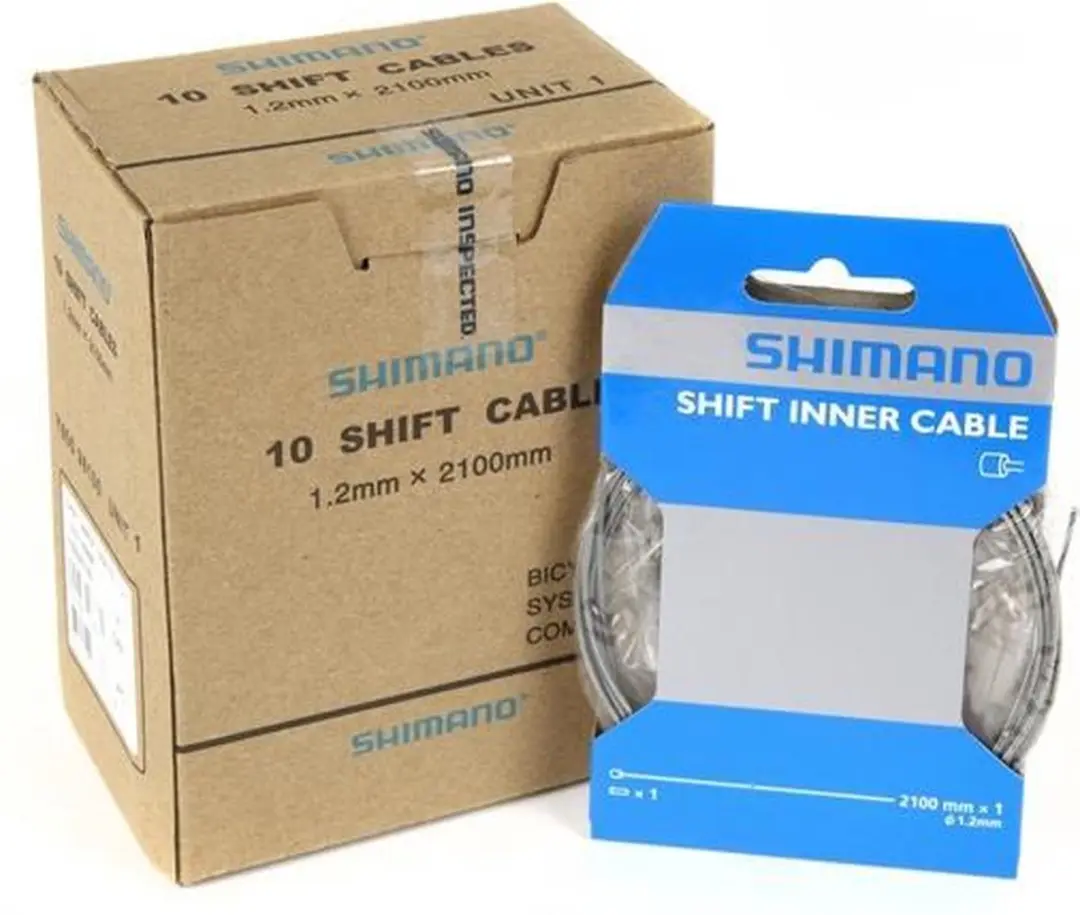 Shimano Derailleur Binnenkabel 1,2x2100mm - 10 Stuks - afbeelding 4 van 6
