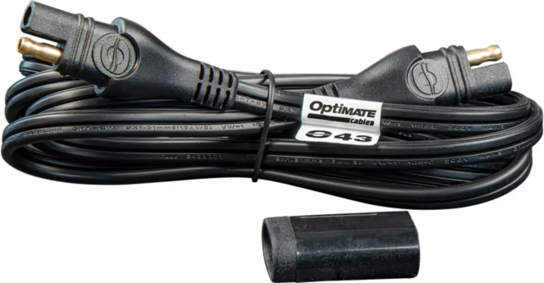 OptiMate Cable O-43 verlengsnoer voor acculader, lengte 180 cm (6 ft), SAE-naar-