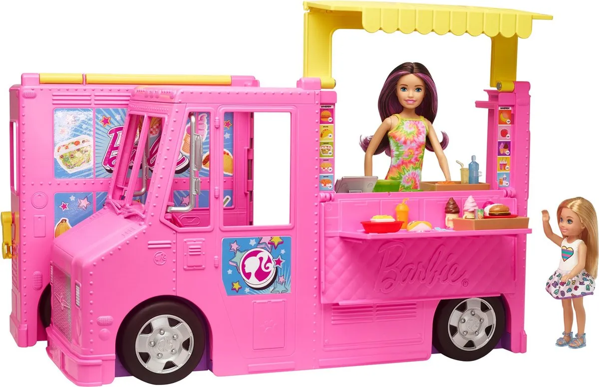 Barbie You Can Be Anything Foodtruck - Meerkleurig - afbeelding 6 van 6