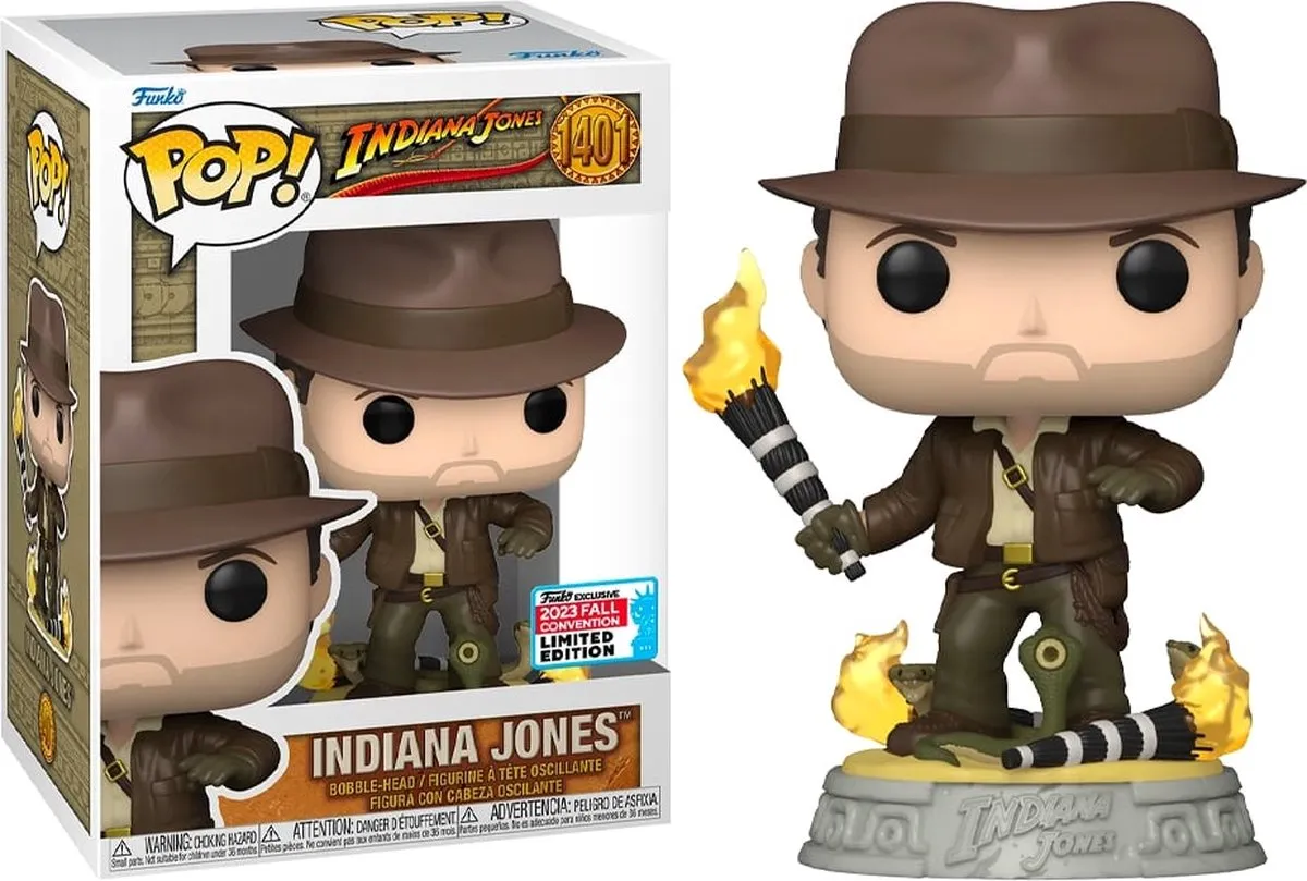Funko POP! Indiana Jones with Snakes 1401 - NYCC 2023 Exclusief