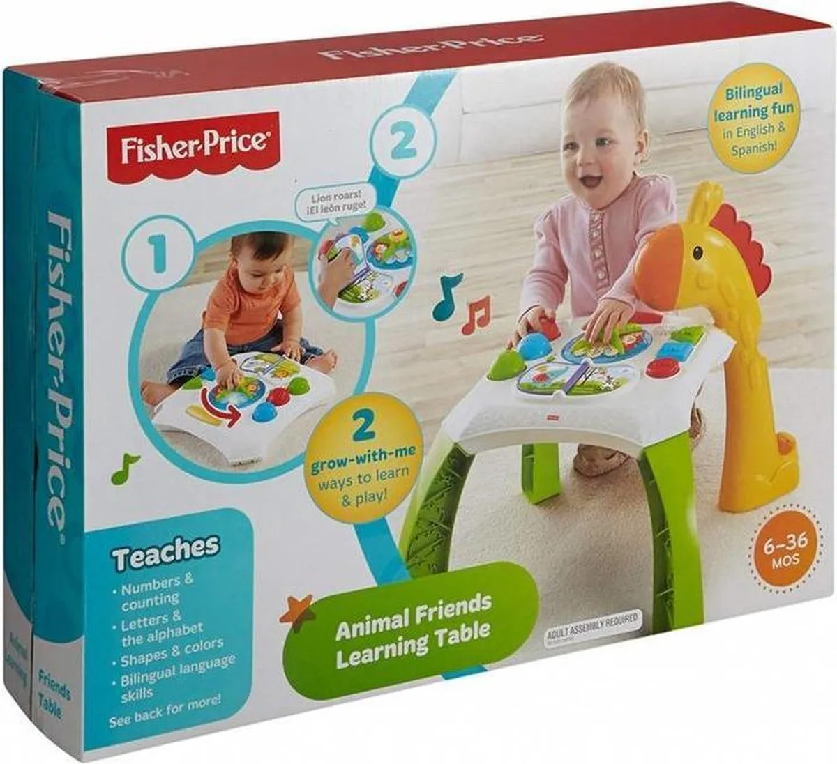 Fisher Price Dierenvrienden Leertafel - Engels/Spaans
