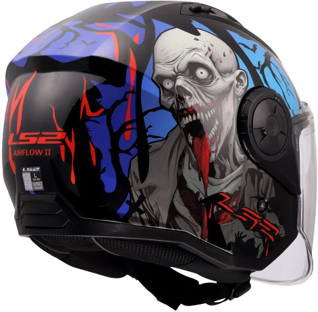 LS2 Airflow II Zombie Helm - M - Happy Dreams