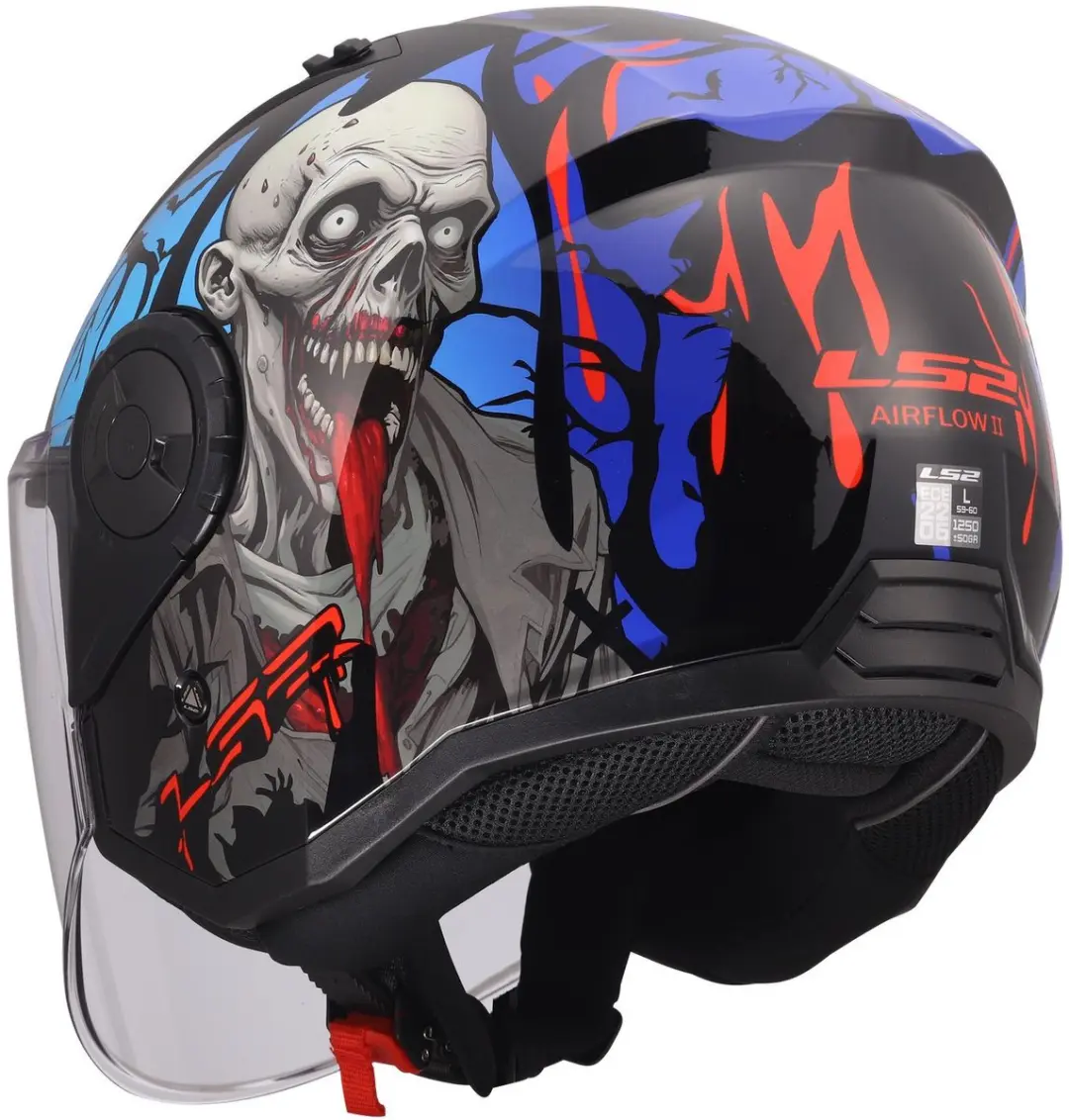 LS2 Airflow II Zombie Helm - M - Happy Dreams