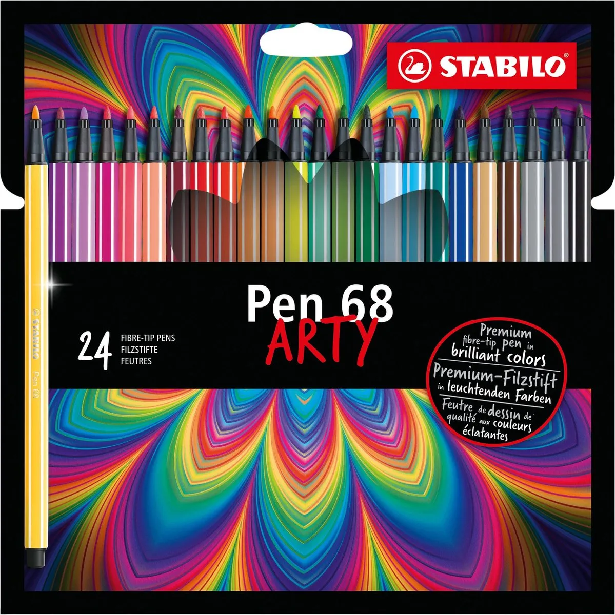 STABILO Pen 68 ARTY Set - 24 Kleuren