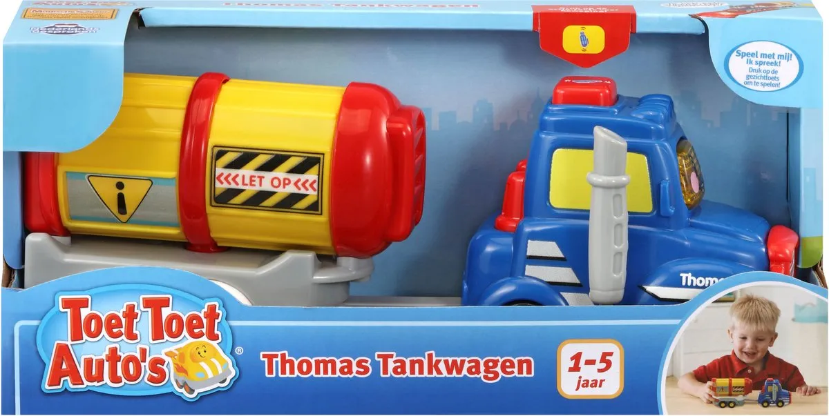 VTech Toet Toet Auto's Thomas Tankwagen - Educatief Speelgoed 4xAA