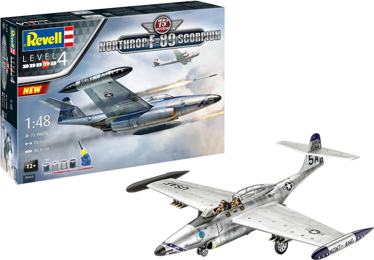 Revell 05650 Northrop F-89 Scorpion Modelbouwpakket 1:48