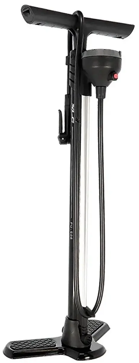 XLC PU-S06 Vloerpomp 11 Bar - Presta/Schrader/Dunlop - Zwart
