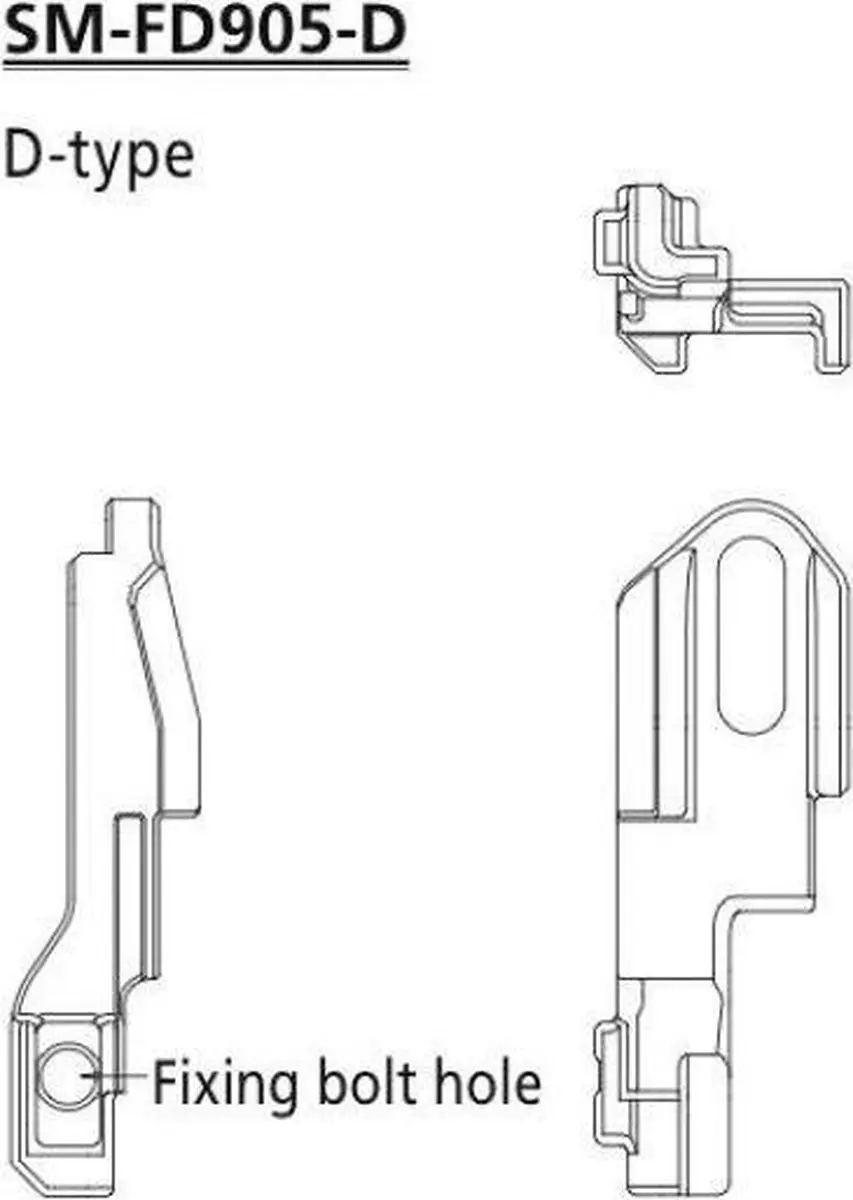 Shimano Adapter Direct Mount Voorderailleur Fd-m9050/m9070
