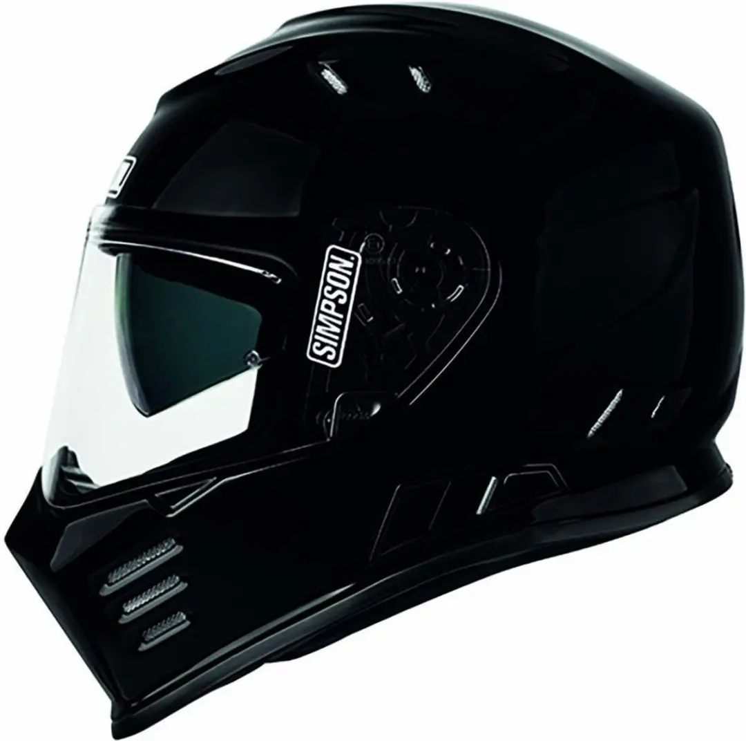 Simpson Venom Integraalhelm - Zwart S