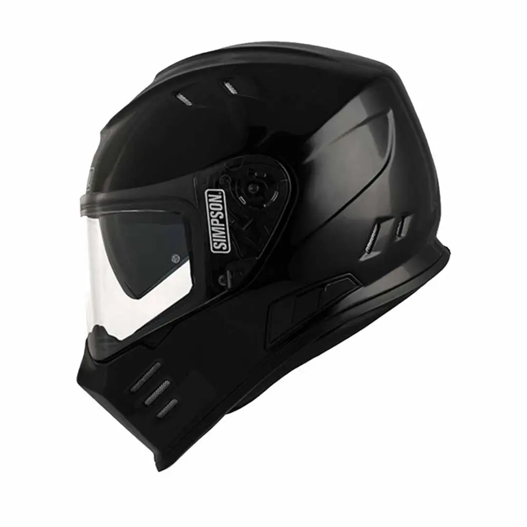 Simpson Venom Integraalhelm - Zwart S