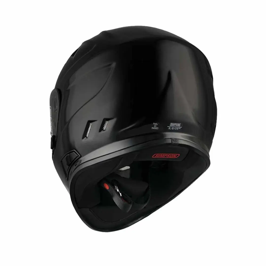 Simpson Venom Integraalhelm - Zwart S