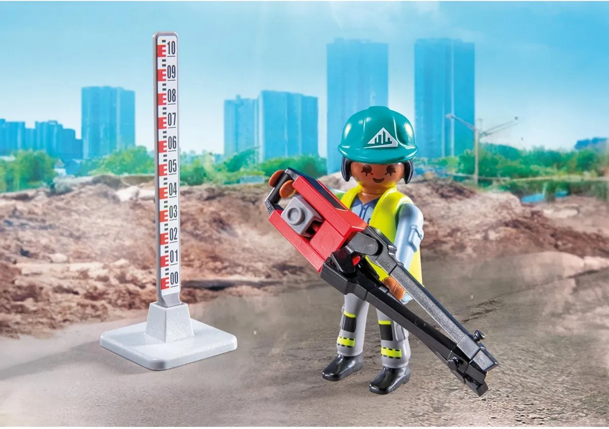 Playmobil Action Heroes Wegenbouw 71751 - Multicolor