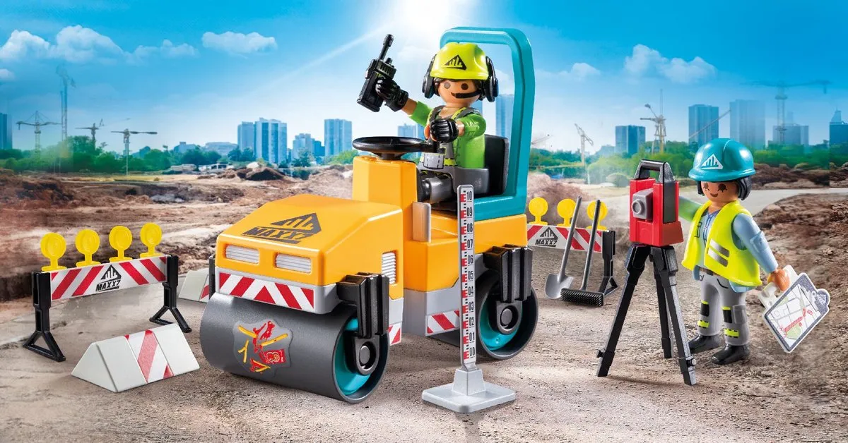 Playmobil Action Heroes Wegenbouw 71751 - Multicolor