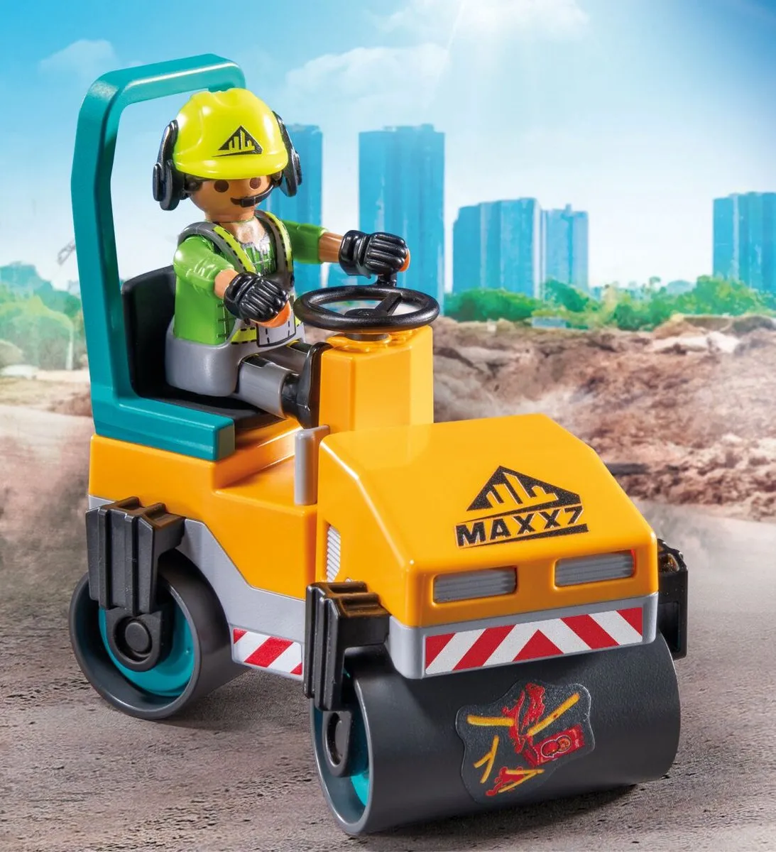 Playmobil Action Heroes Wegenbouw 71751 - Multicolor - afbeelding 6 van 6
