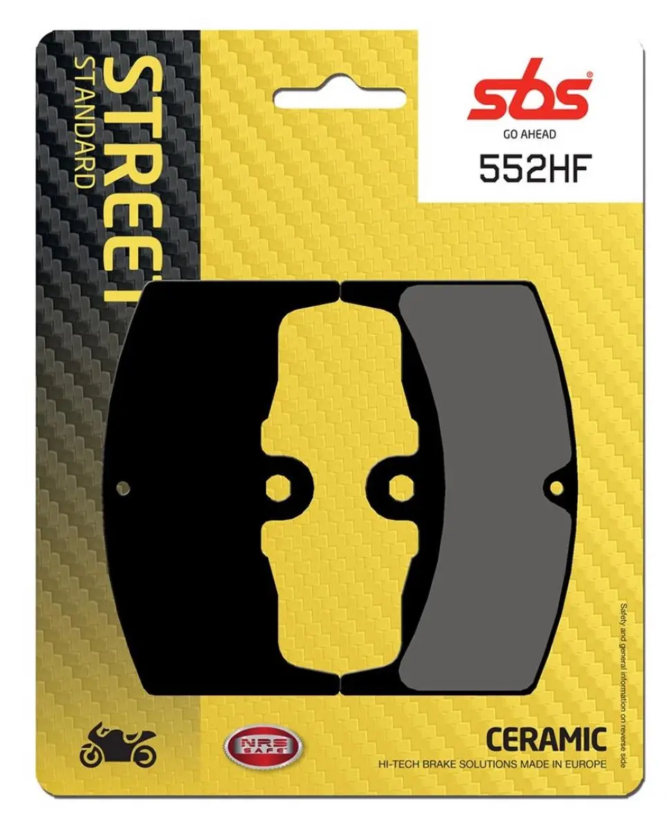 Plaquette de frein AV ceramique SBS pour moto Honda 650 CBX E 1983-90 552HF Neuf