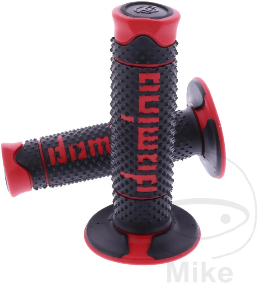 Handvatset Domino A260 off-road Zwart / Rood Scooter Schakelbrommer