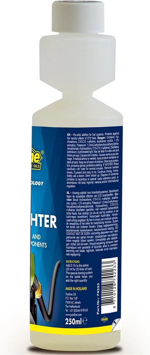 Putoline Fuel Fighter 250ml - Scooter/Auto E10 Additief