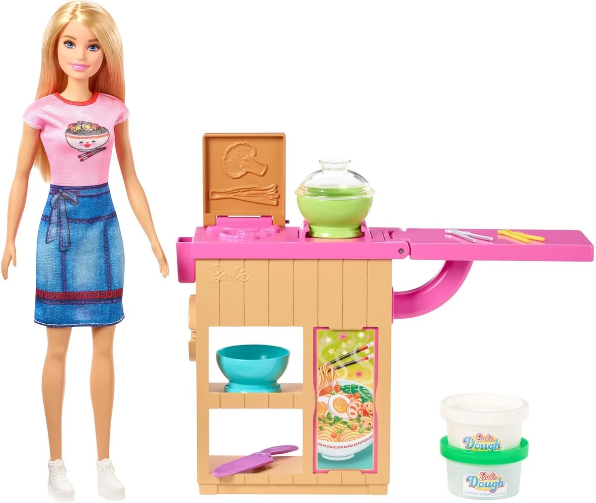 Barbie Noodlebar Speelset GHK44 - Multicolor