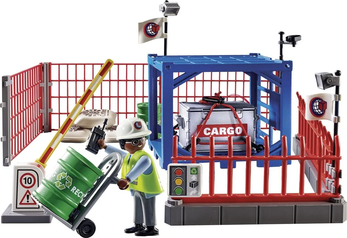 Playmobil City Action Cargo Goederenmagazijn 70773 - Multicolor