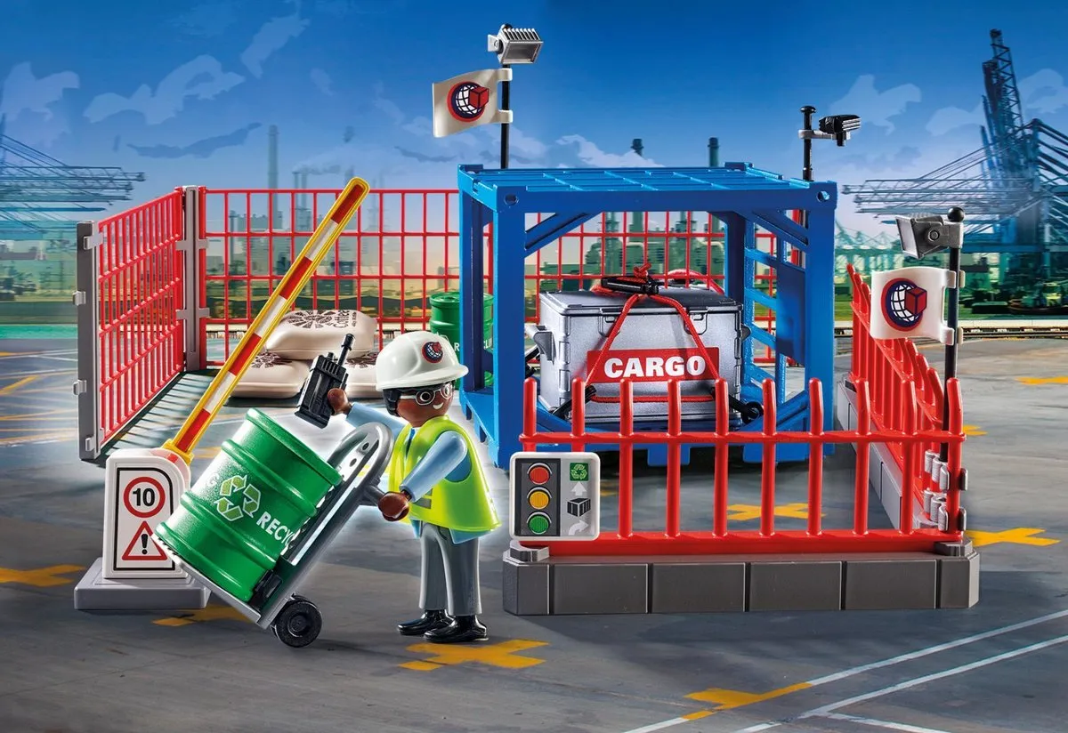 Playmobil City Action Cargo Goederenmagazijn 70773 - Multicolor