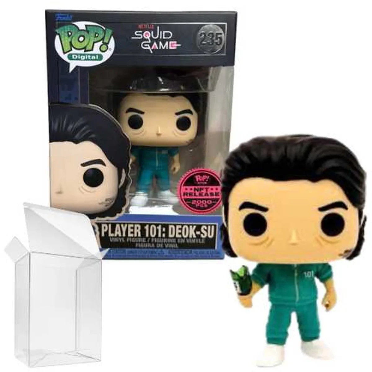 Funko Pop! Squid Game Player 101 Deok-Su #235 Exclusive