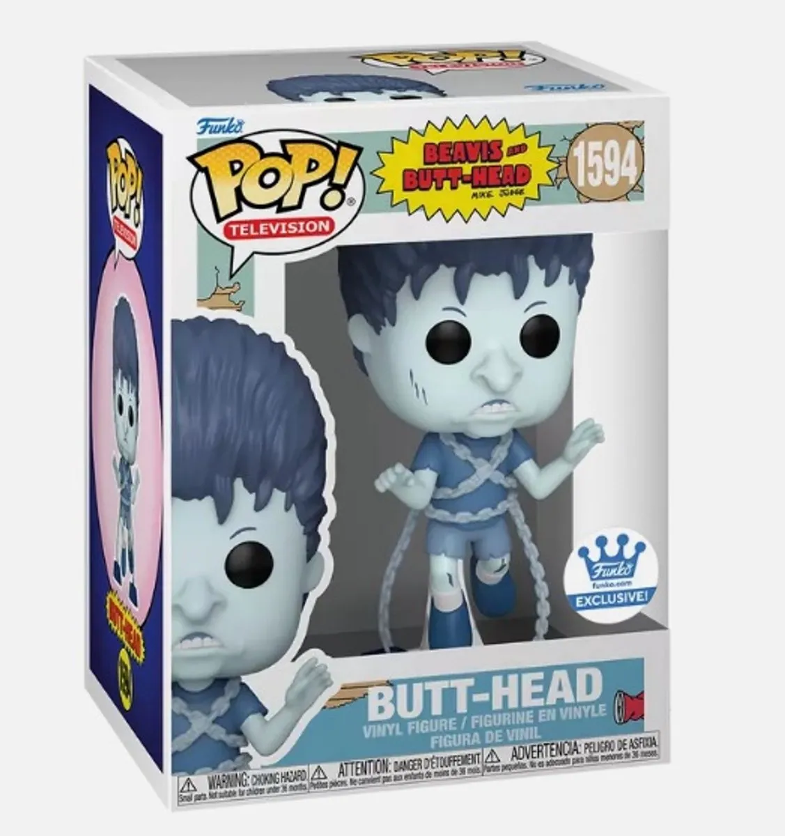 Funko Pop! Beavis and Butt-Head Butt-Head #1594 - Blauw - afbeelding 2 van 2