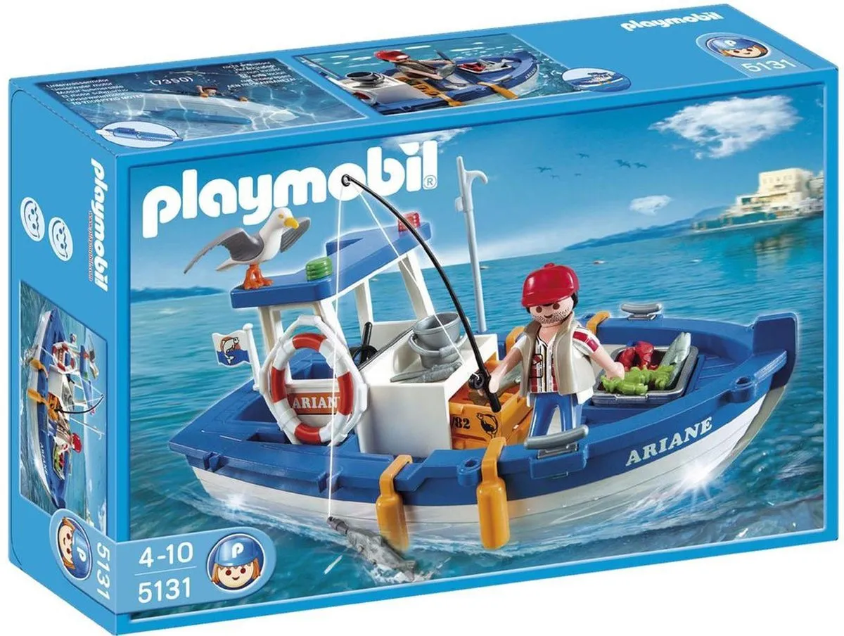 Playmobil Vissersboot 5131 - Blauw