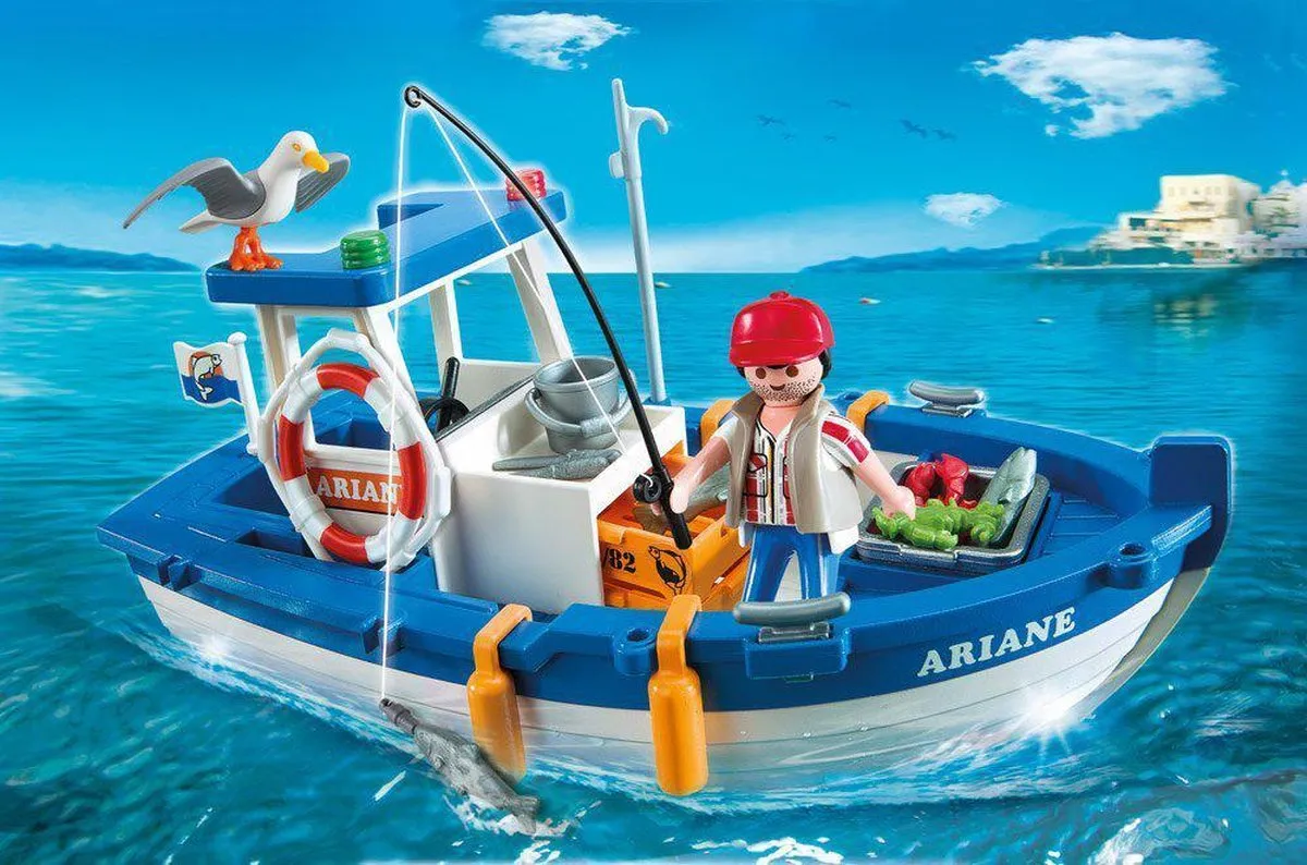 Playmobil Vissersboot 5131 - Blauw