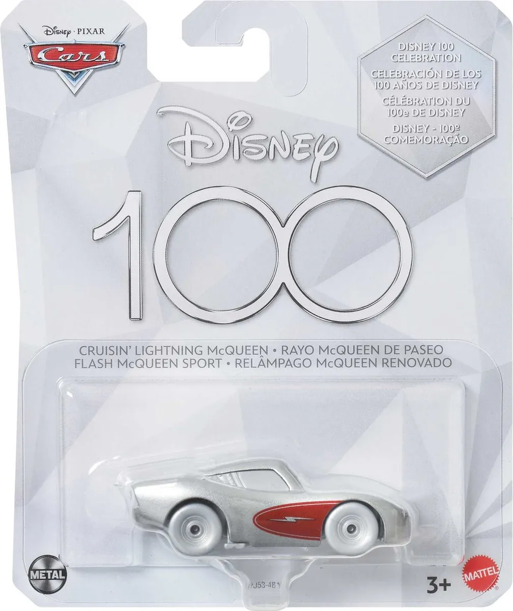 Mattel Disney Pixar Cars Auto HPJ53 - Rood/Zilver