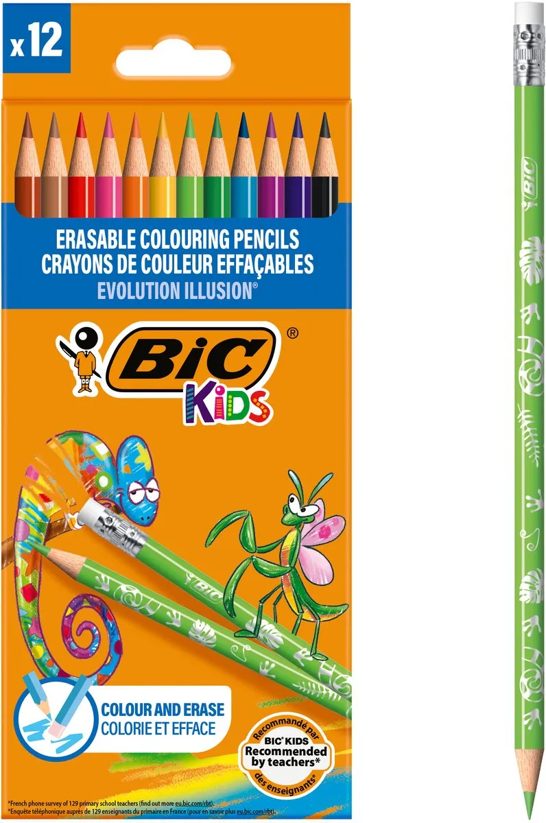Bic Kids Evolution Illusion Uitwisbare Kleurpotloden