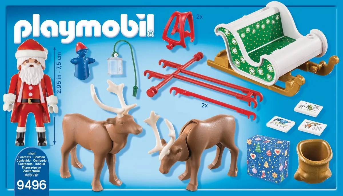 Playmobil Kerstslee met Rendieren 9496 - afbeelding 3 van 6