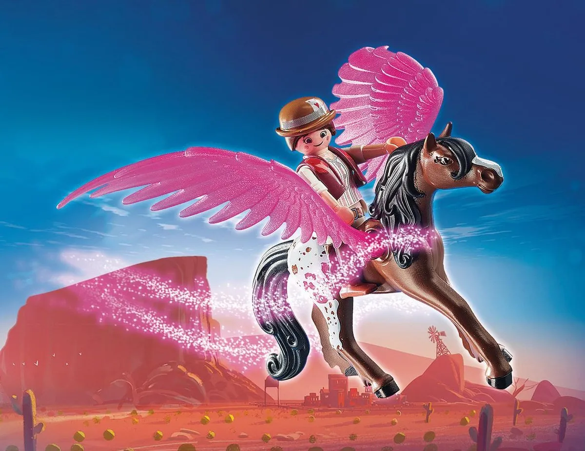 Playmobil The Movie Marla en Del met gevleugeld paard 70074